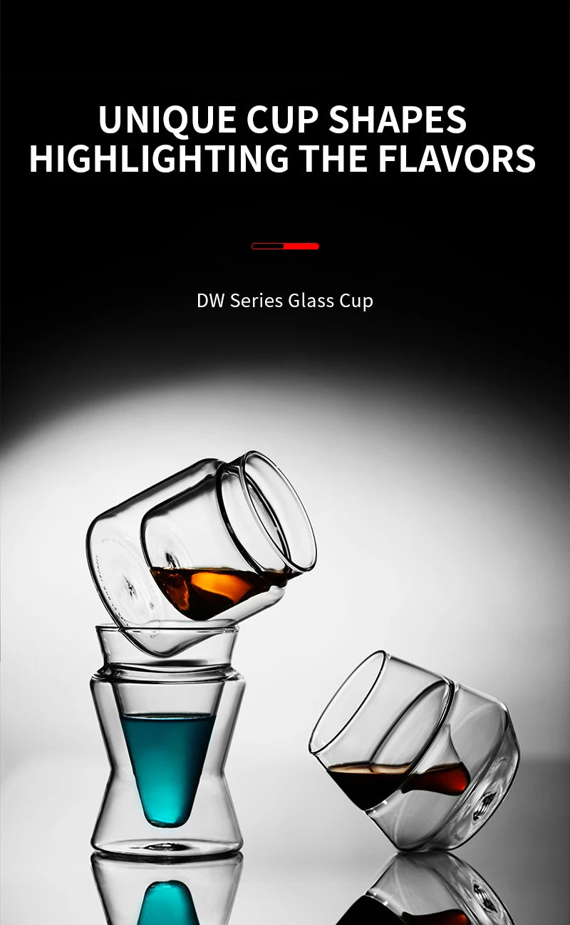 Double Wall Glass Coffee Mugs – Borosilicate Espresso Cups for Baristas