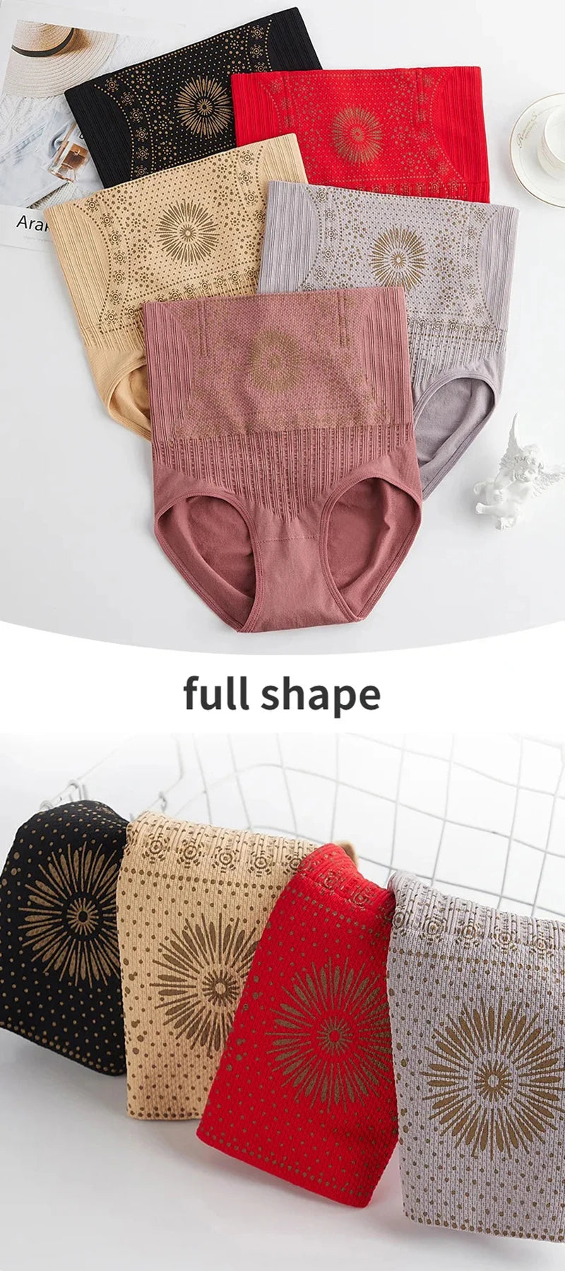 High Waist Shaping Briefs – Seamless Butt Lifter for Tummy Control