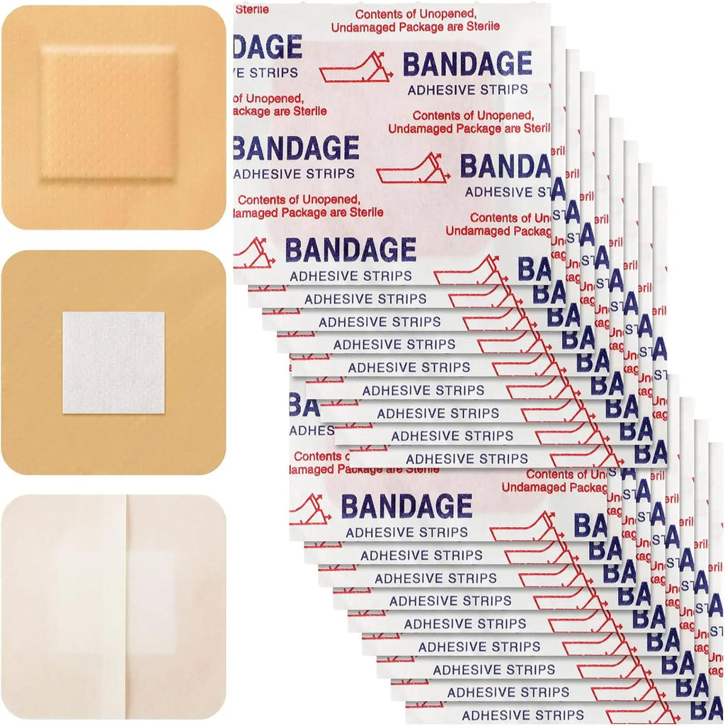 Waterproof Adhesive Bandages – Antibacterial Wound Plasters for First Aid Kits