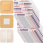 Waterproof Adhesive Bandages – Antibacterial Wound Plasters for First Aid Kits