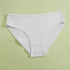 Cotton Briefs – Soft Striped Low Rise Underwear for Women