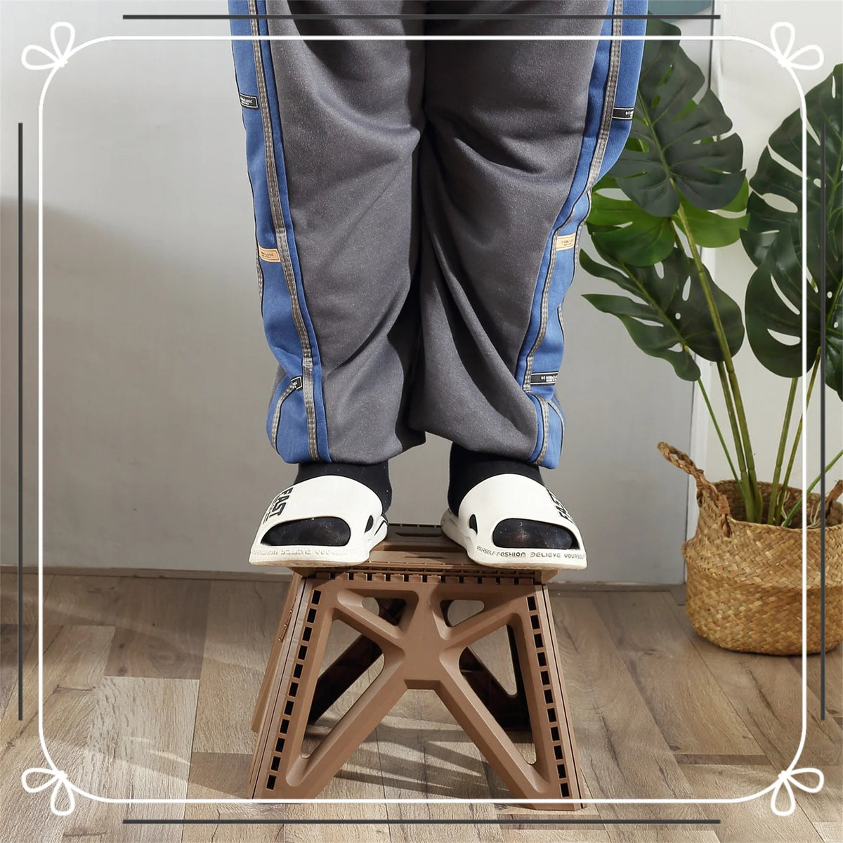 Portable Folding Stool – High Load Bearing Chair for Camping and Fishing