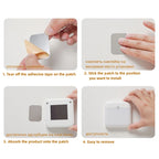 Motion Sensor LED Square Lamp – USB Rechargeable Light for Bedroom and Kitchen