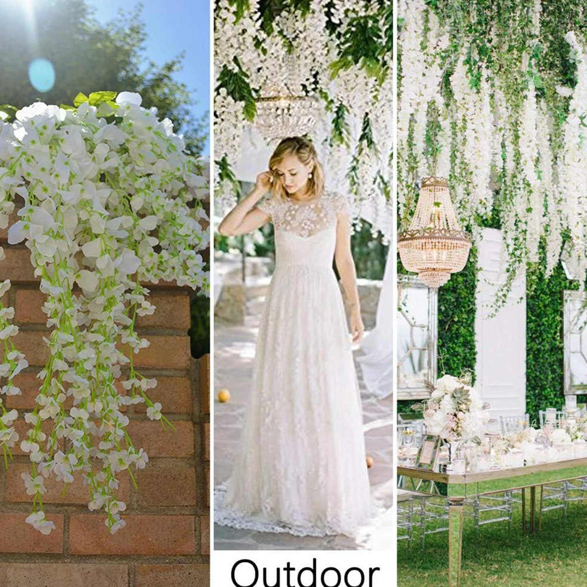 Artificial Hanging Vine – Faux Greenery for Wedding and Home Decor