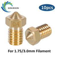 3D Printer Nozzle – Brass M6 Thread for 1.75mm and 3mm Filament