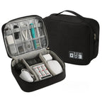 Waterproof Travel Cable Organizer – Double Layer Case for Electronics