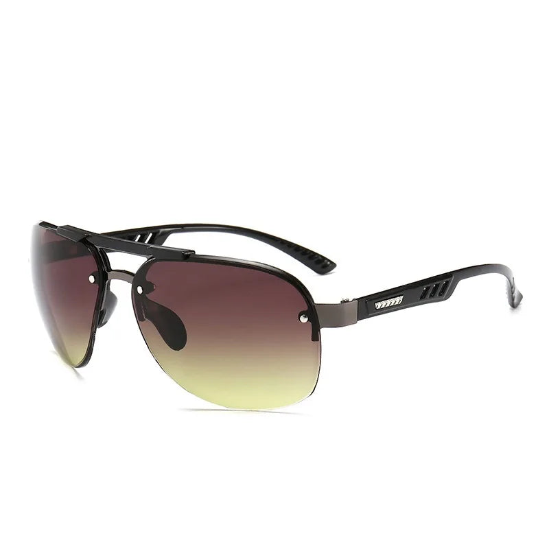 Polarized Metal Pilot Sunglasses – Vintage UV400 Eyewear for Driving