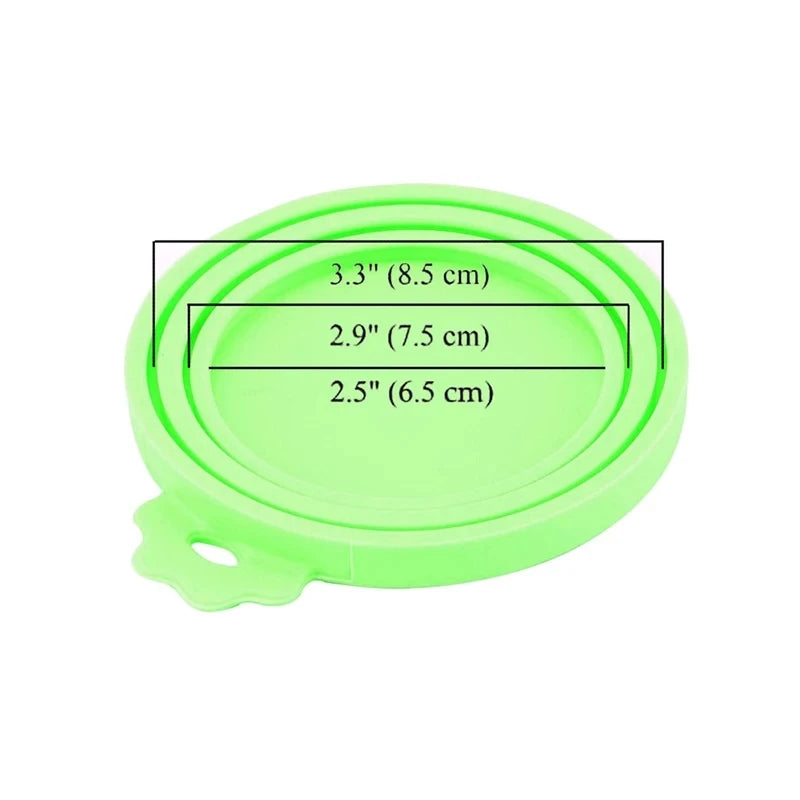 Silicone Pet Food Can Lids – Airtight Reusable Covers for Dogs and Cats