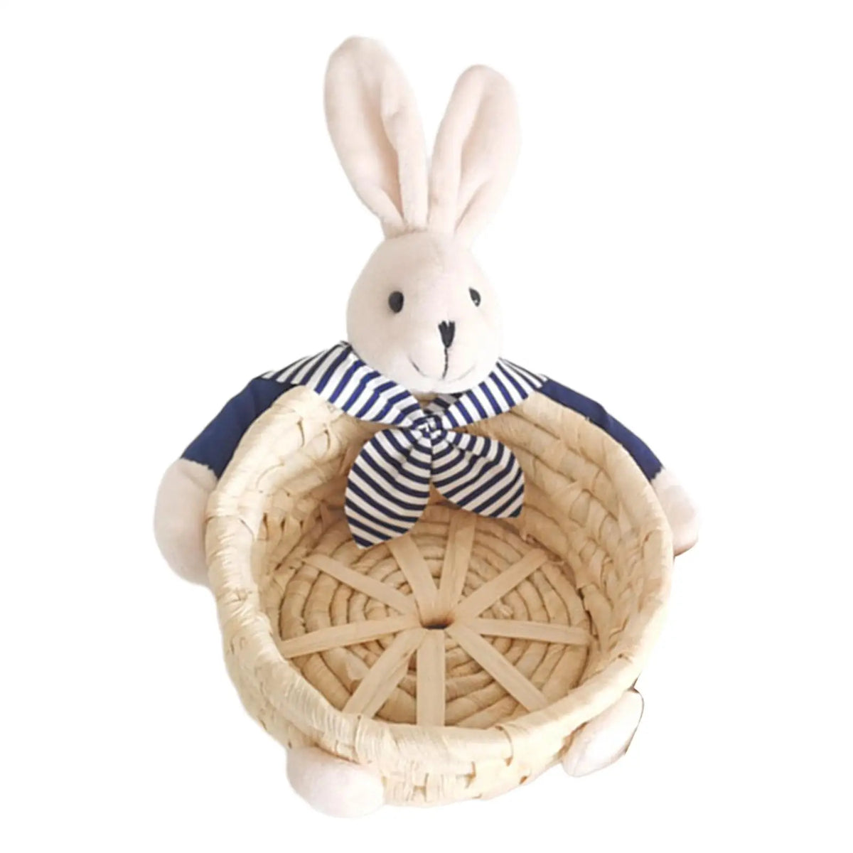 Miniature Easter Bunny Basket – Reusable Decorative Storage for Holiday Decor