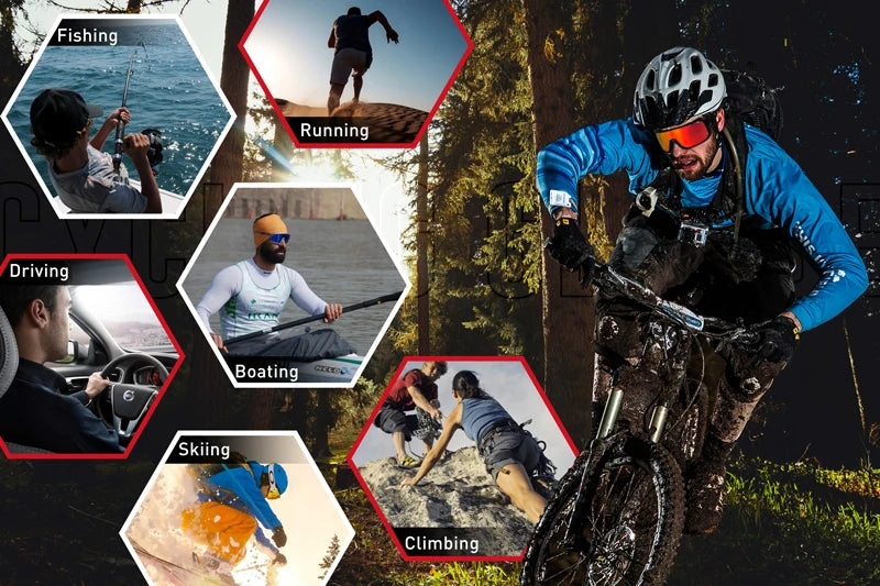 Polarized Cycling Sunglasses – UV400 Sport Eyewear for MTB and Road Biking