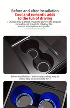LED Car Cup Holder Coasters – Light Sensor Atmosphere Mats for Auto Interior