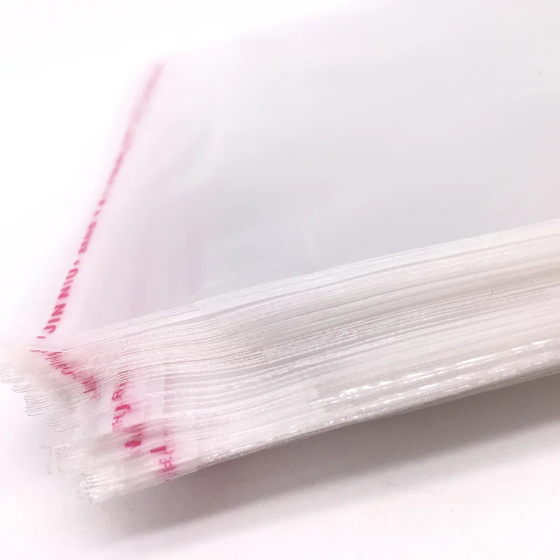 Resealable Clear OPP Bags – Adhesive Plastic Pouches for Jewellery Packaging