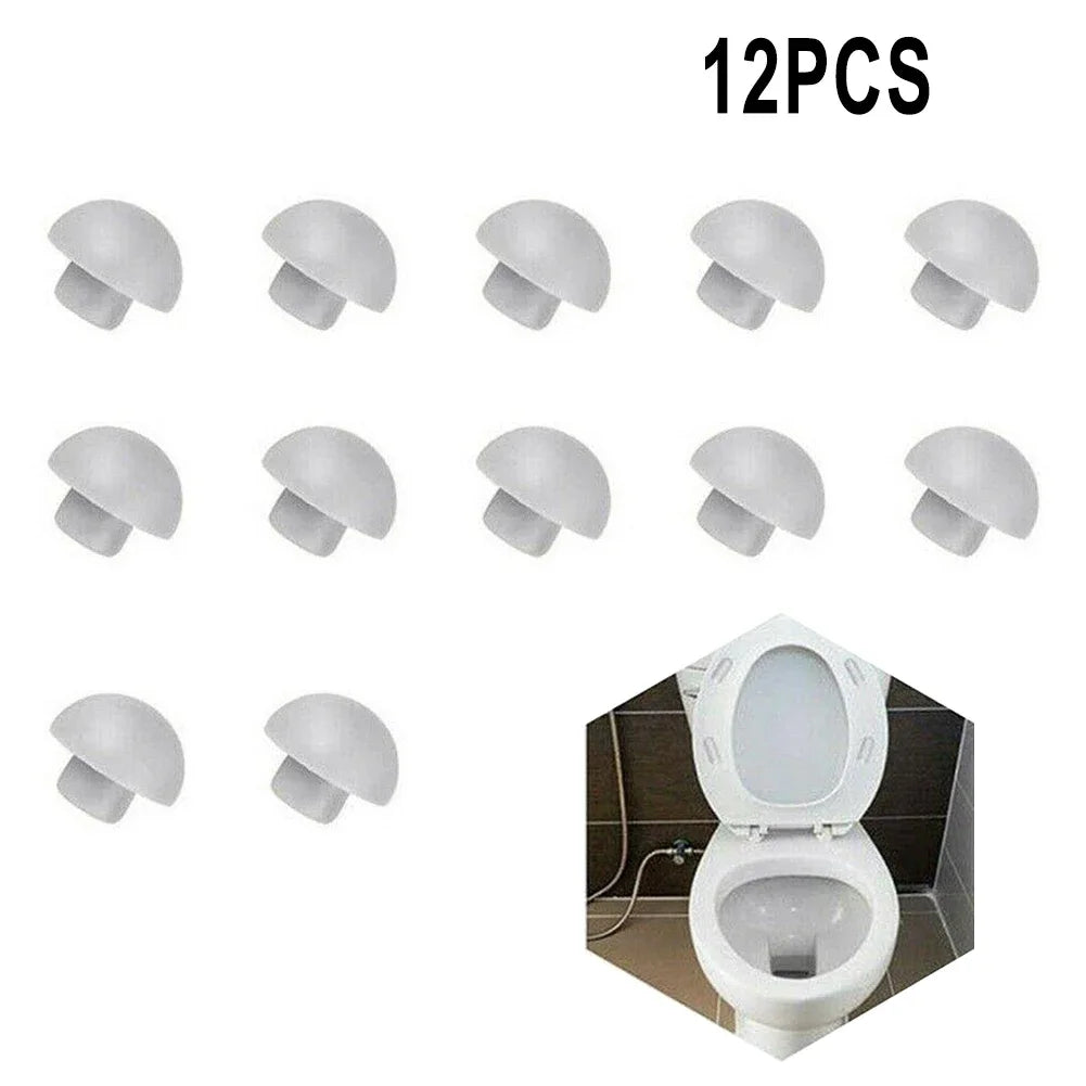 Toilet Seat Bumper Set – Non-Slip Rubber Cushion for Bathroom Fixtures