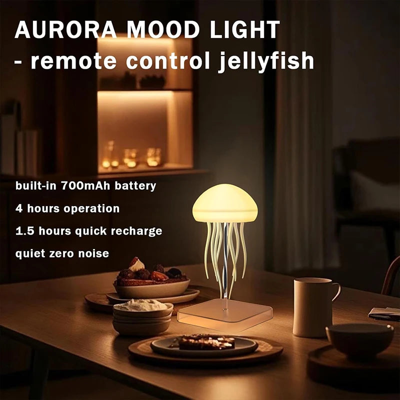 LED Jellyfish Lamp – Color Changing Night Light for Home Decor