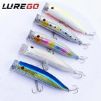 Reinforced Popper Fishing Lure – 28g Wire-Integrated Bait for Seabass Casting