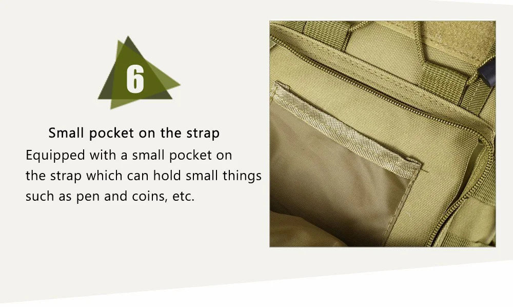 Tactical Sling Backpack – Waterproof EDC Bag for Hiking and Hunting