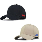 Oversized Cotton Baseball Cap – Adjustable Large Fit for Men and Women