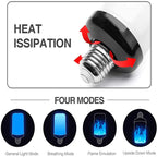 LED Flame Effect Light Bulb – Dynamic Fire Simulation for Home Decoration