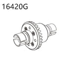 RC Car Spare Parts – Differential Shock and Tire Set for 1/14 Scale Models