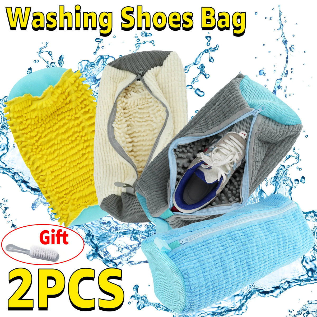 Mesh Washing Shoes Bag – Anti-Deformation Laundry Organizer for Sneakers