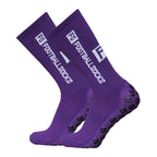 Anti-Slip Athletic Sports Socks – Stretchy Grip Crew for Football Soccer