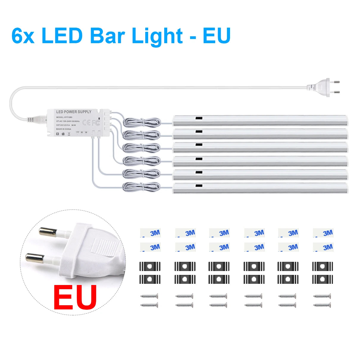 Motion Sensor LED Light Bar – Hand Sweep Cabinet Lamp for Kitchen and Wardrobe
