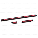 Carbon Fiber Console Trim – ABS Interior Door Panel Cover for Audi A3 S3 RS3