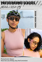 Photochromic Cycling Sunglasses – UV400 Protective Eyewear for MTB Sports