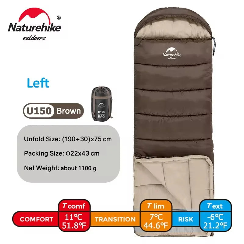 Ultralight Cotton Sleeping Bag – Waterproof Winter Gear for Outdoor Camping