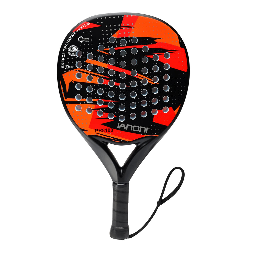 Carbon Fiber Padel Racket – EVA Memory Foam Core for Padel Tennis Matches