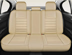 Full-Wrap Leather Car Seat Covers – Durable Universal Fit for All-Season Driving