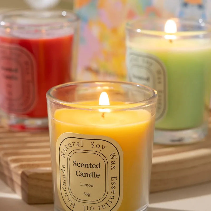 Scented Soy Wax Votive Candles – Multi-Color Home Decor and Gift Sets