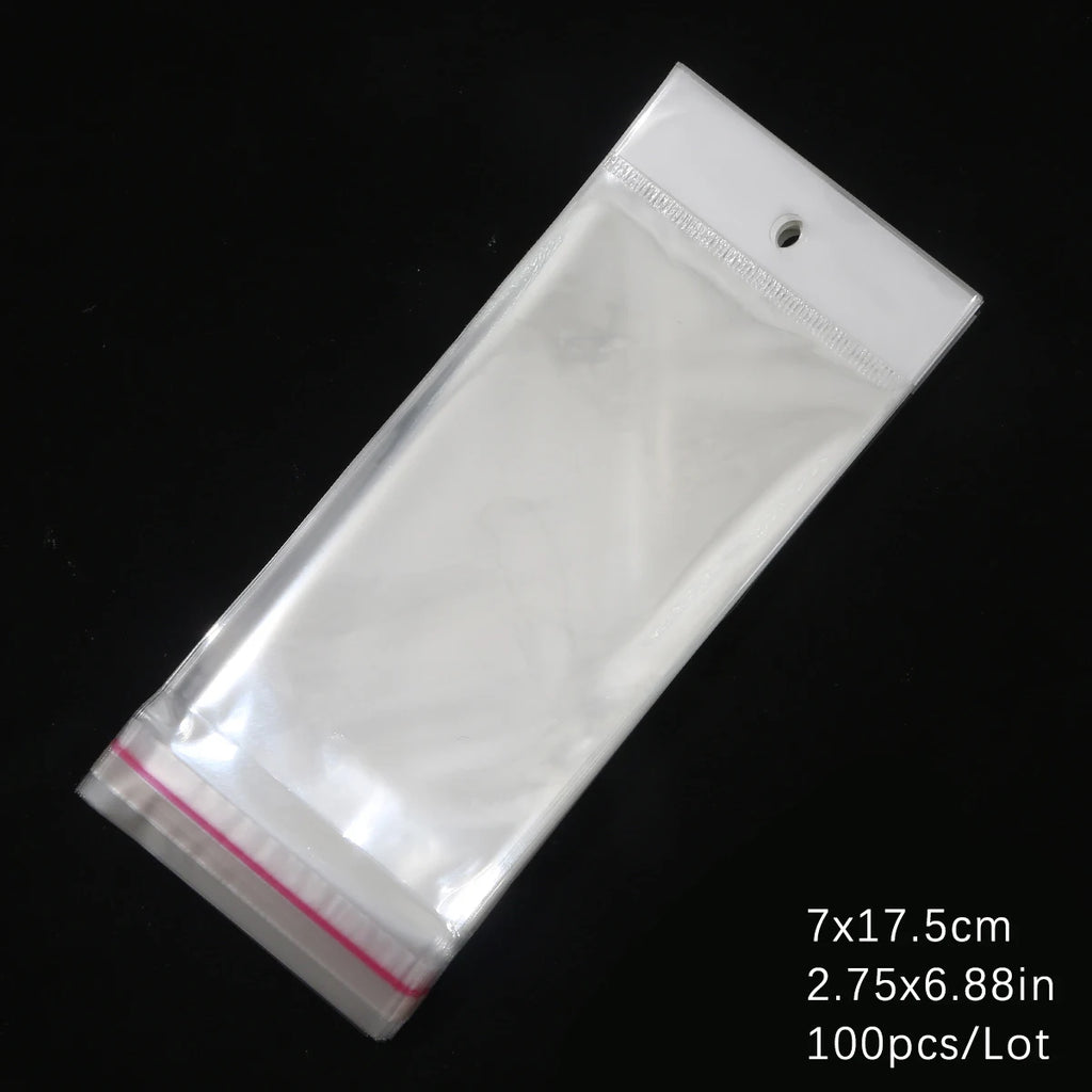 Self-Sealing Cellophane Bags – Transparent Adhesive Packaging for Gifts and Treats