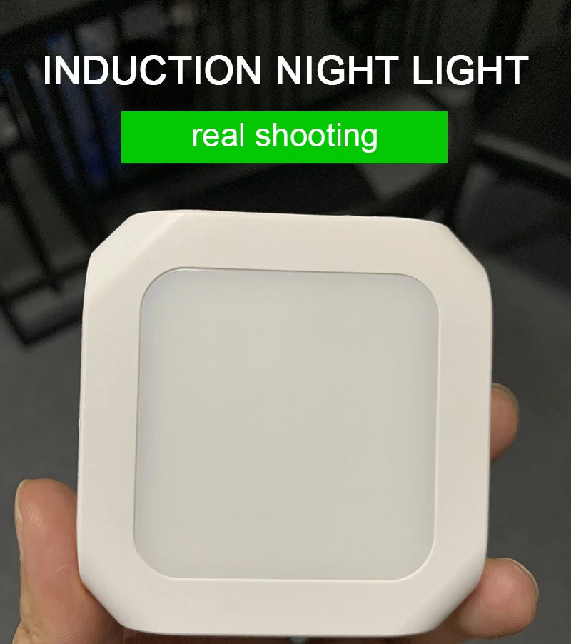 LED Night Light – Motion Sensor Plug-in Lamp for Bedroom and Hallway