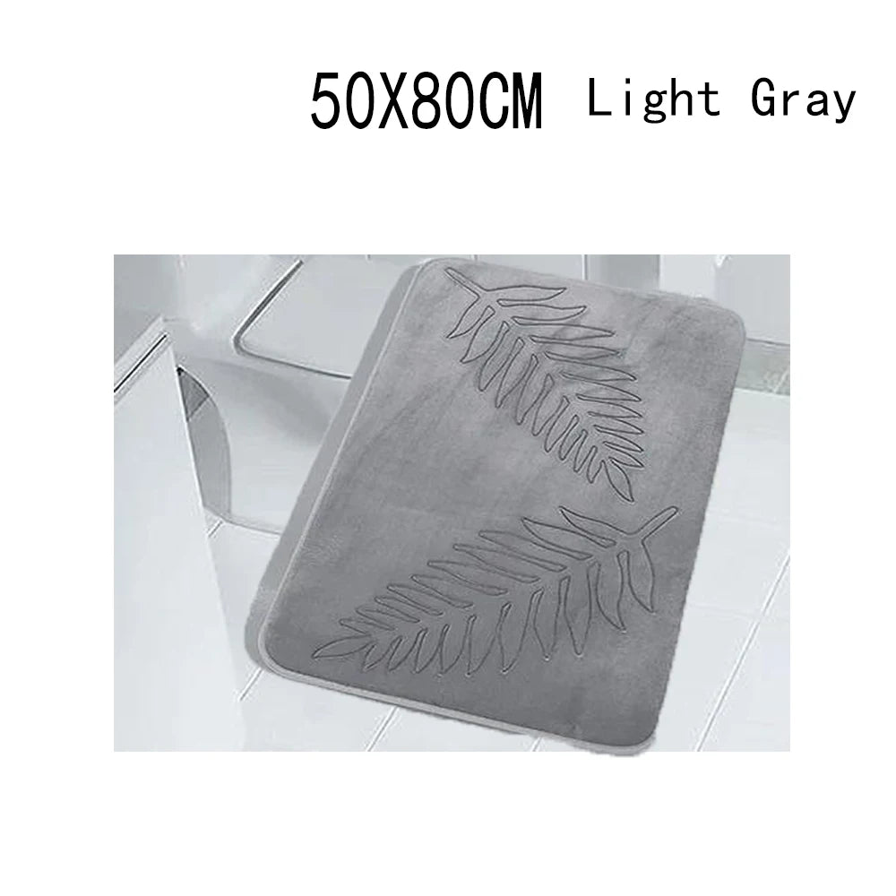 Memory Foam Bath Mat – Non-Slip Water Absorbent Rug for Bathroom