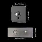 Adhesive Wall Hooks – Punch-Free Hanging Rack for Kitchen and Bathroom Storage