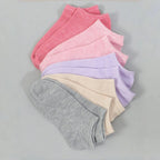 Matching Family Short Socks – Bow Heart Stripe Patterns for Casual Daily Wear