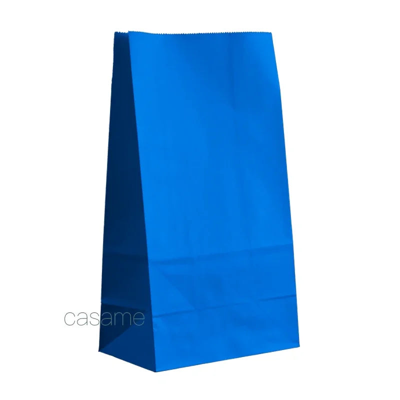 Paper Gift Bags – Small Colored Treat Sacks for Birthday Party Favors