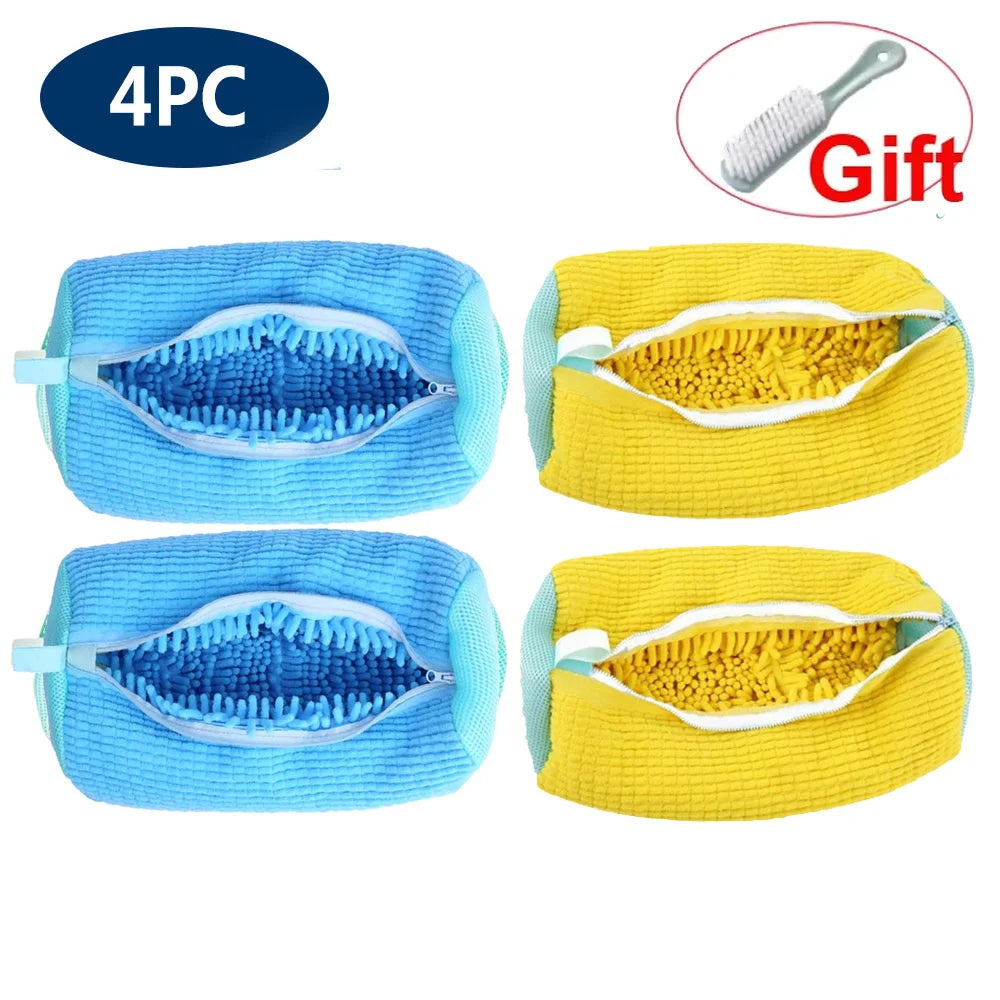 Mesh Sneaker Washing Bag – Reusable Protective Laundry Pouch for Tennis Shoes