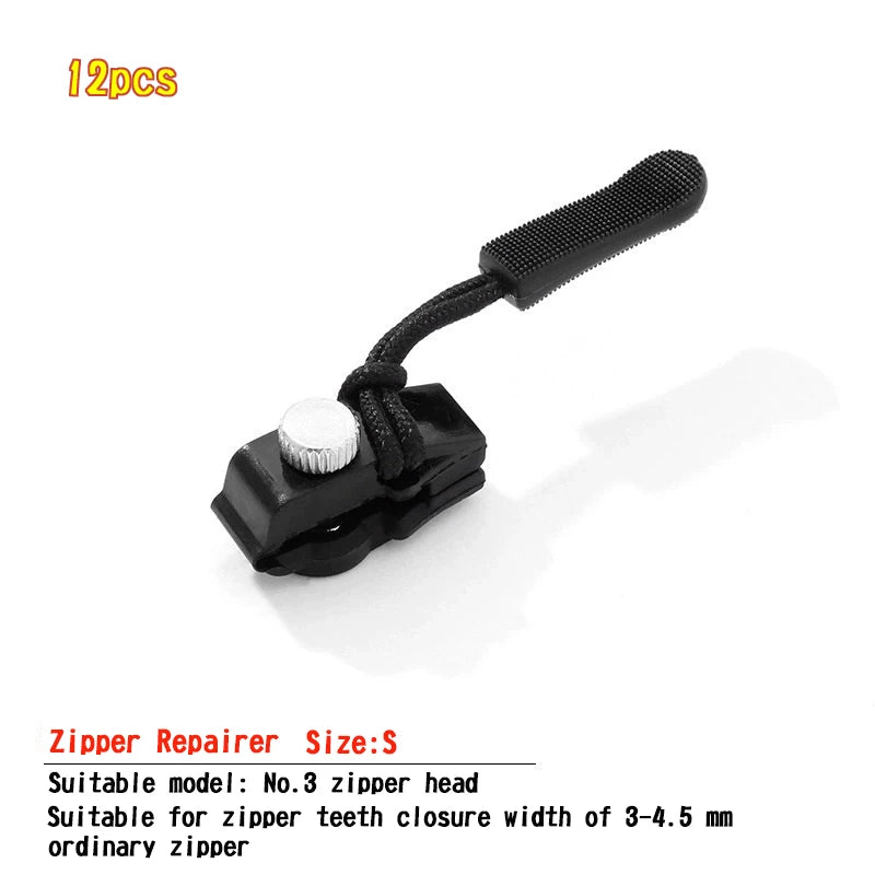 Universal Zipper Repair Kit – Sliding Replacement Pulls for Clothing and Bags