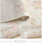 Self-Adhesive 3D Floral Wallpaper – Thickened Wall Decor for Bedroom Living Room