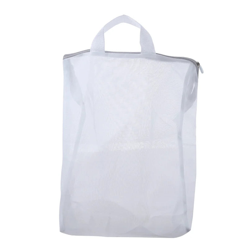 Mesh Zipped Laundry Bag – Anti-Deformation Polyester Net for Washing Machines