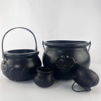 Large Plastic Cauldron – Halloween Candy Holder for Party Decorations
