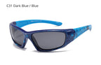Polarized Spider Web Kids Sunglasses – UV400 Outdoor Sport Shades for 3-9y