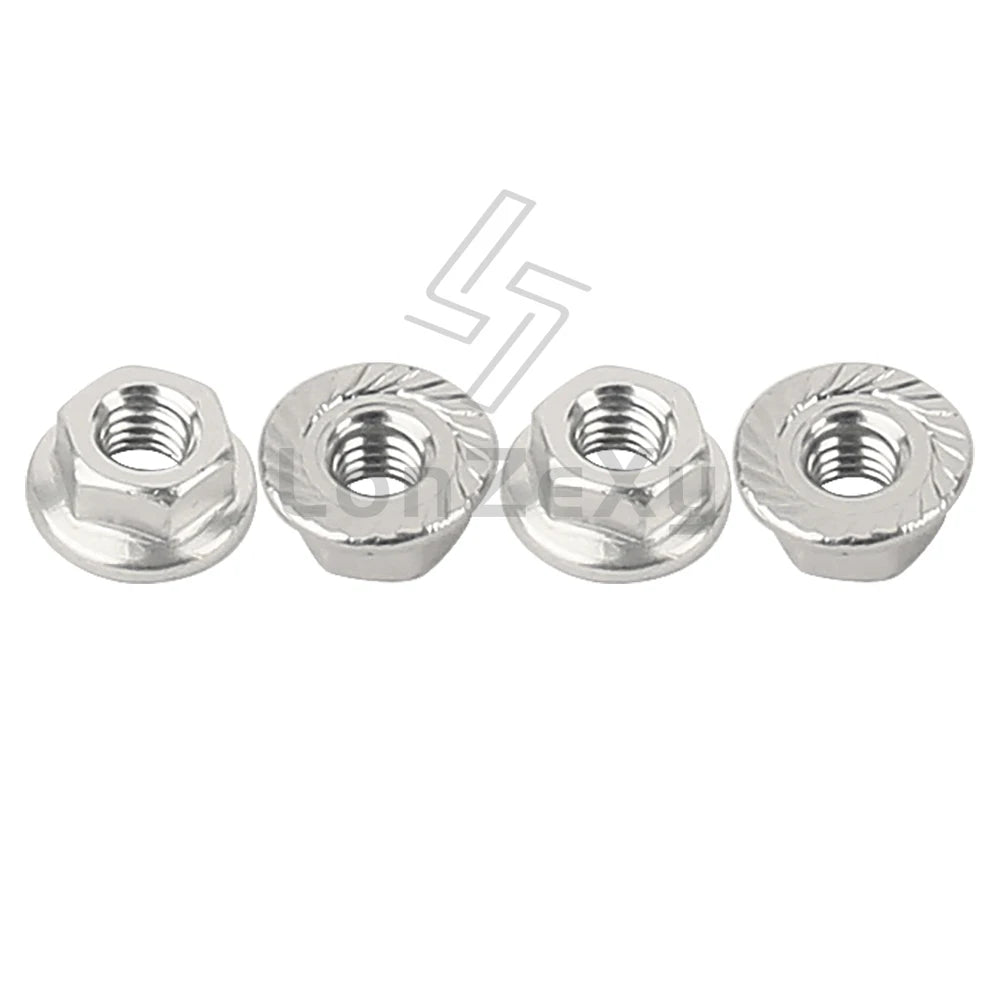 Aluminum Alloy Flange Lock Nut M4 – Universal Parts for 1/10 RC Crawler