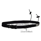 Running Bib Belt – Adjustable Race Number Holder for Triathlon Marathon