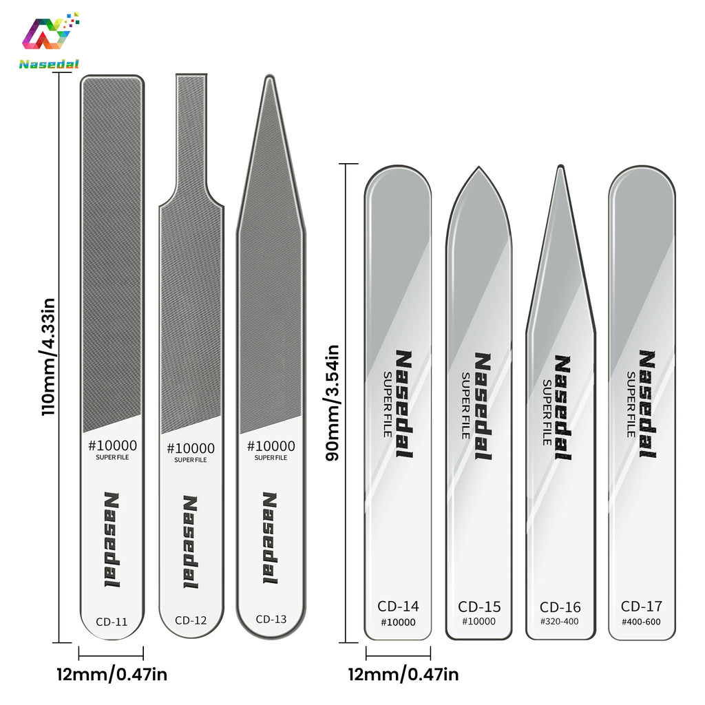 Glass Polishing File – Ultra Fine Mirror Finish for DIY Plastic Models