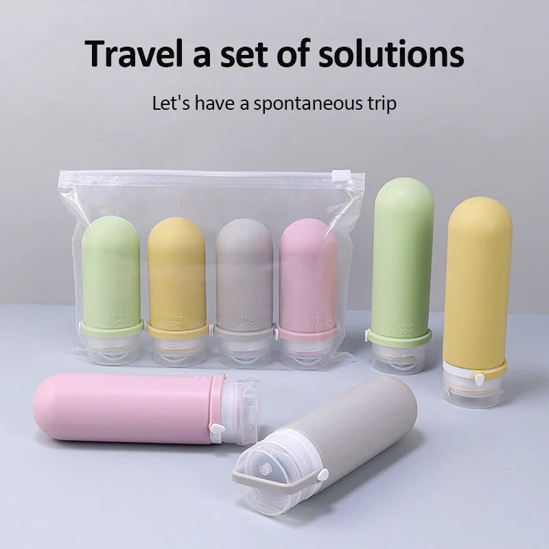 Refillable Silicone Travel Bottles – Leakproof Containers for Toiletries