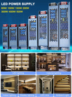 Ultra-Thin LED Power Supply Transformer – DC Voltage Converter for LED Strips