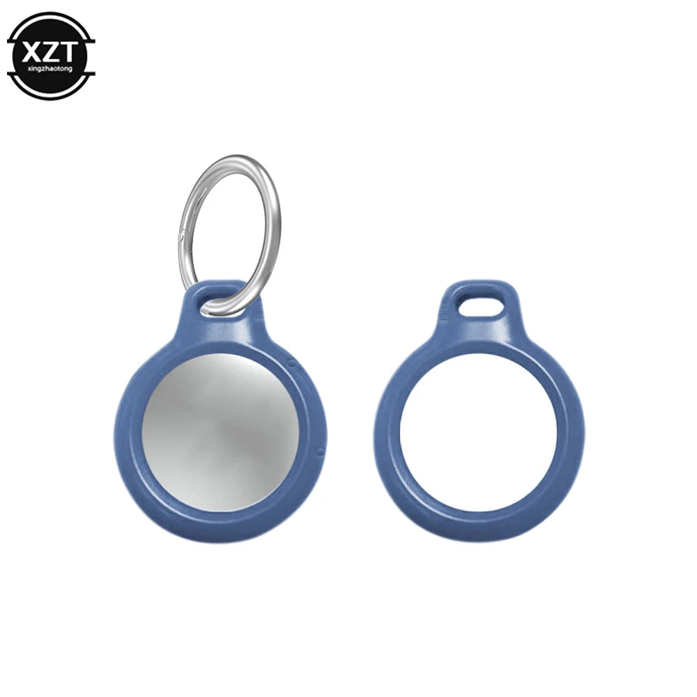 Protective Bumper Case with Strap for Airtag Tracker Keychain